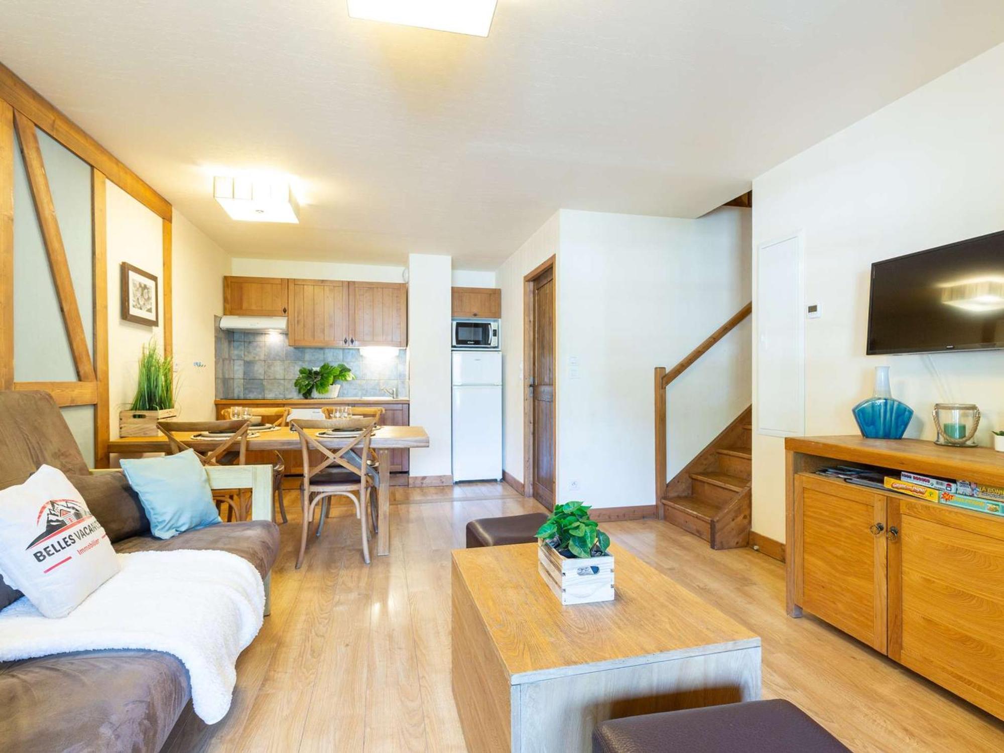 Appartement De 70 M² Au Centre-Ville Avec Piscine, Hammam, Sauna Et Balcon Bien Expose - Fr-1-296-392 Saint-Lary-Soulan Exteriör bild