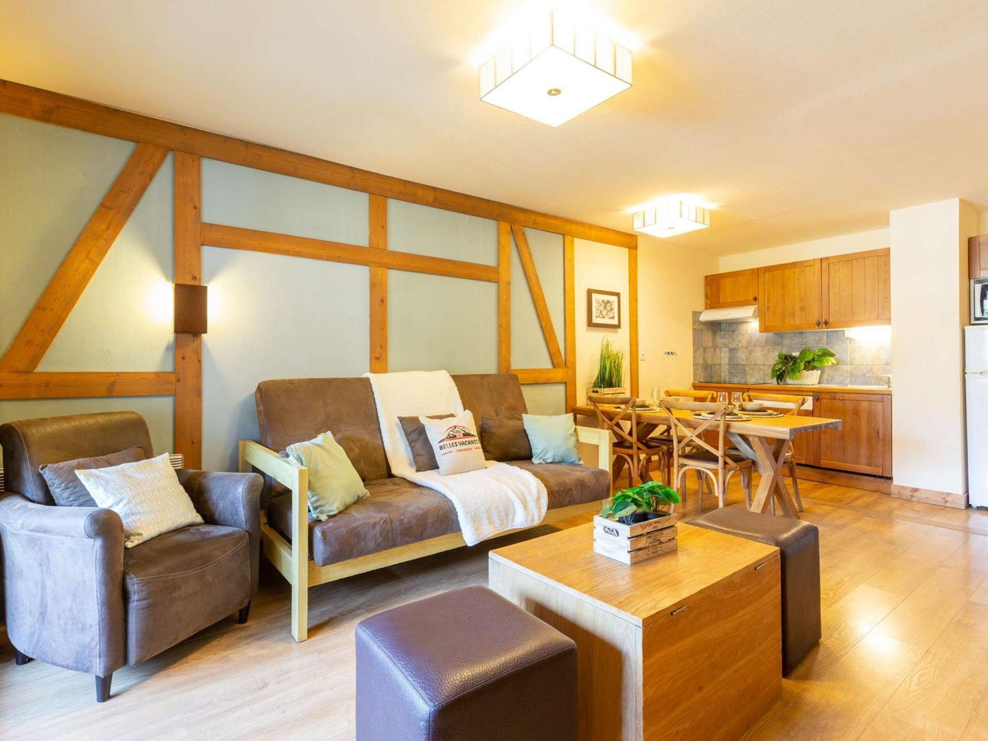 Appartement De 70 M² Au Centre-Ville Avec Piscine, Hammam, Sauna Et Balcon Bien Expose - Fr-1-296-392 Saint-Lary-Soulan Exteriör bild