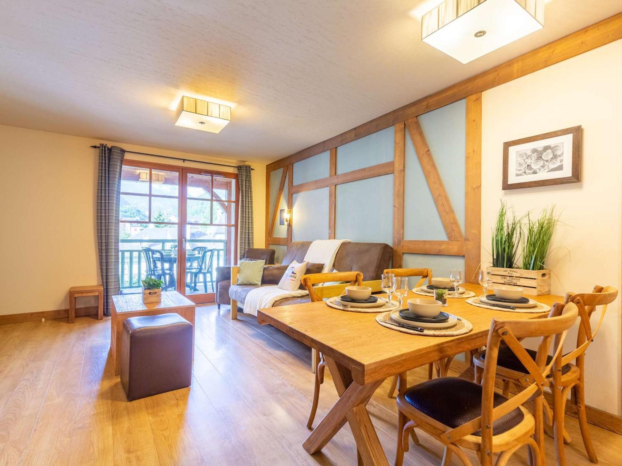 Appartement De 70 M² Au Centre-Ville Avec Piscine, Hammam, Sauna Et Balcon Bien Expose - Fr-1-296-392 Saint-Lary-Soulan Exteriör bild